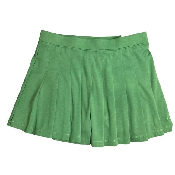 NWT Victoria's Secret Pink Green Pleated Tennis Skort Mini Skirt size Medium - Picture 2 of 5